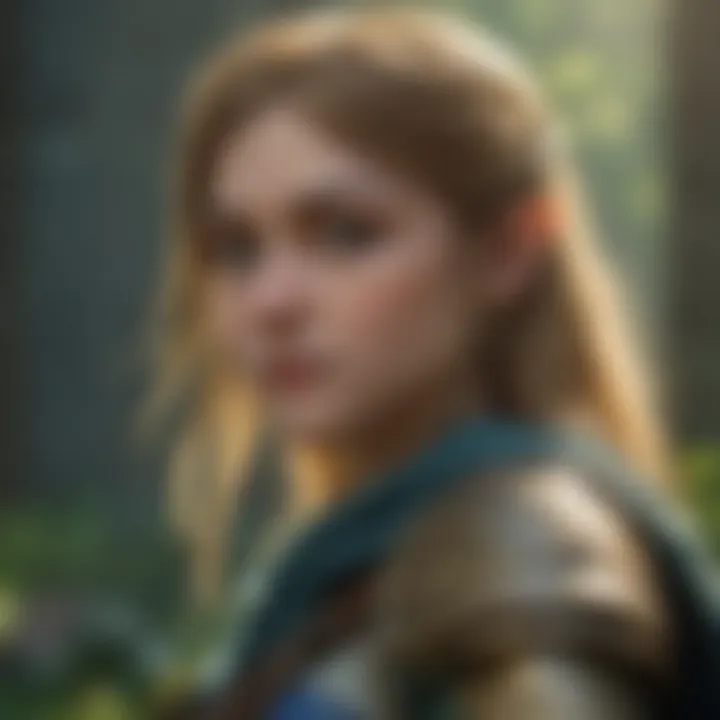 Concept art representing the future of Zelda gaming
