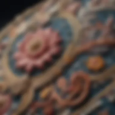 Exquisite Embroidery Detail Exquisite Embroidery Detail in J Queen New York Taormina Collection