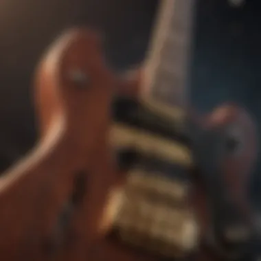Gameplay Interface Overview Detailed view of Guitar Hero gameplay interface