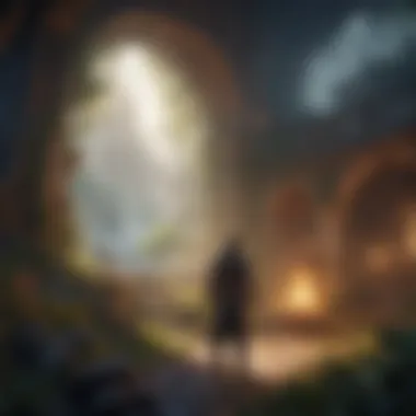 Mystical Fantasy Game Illustration of a mystical fantasy-themed online game
