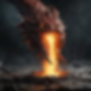 Challenges Posed by the Dragon Claw Fiery Dragon Claw Emerging from Dark Abyss