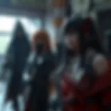 A captivating scene from Angels of Death featuring the main characters