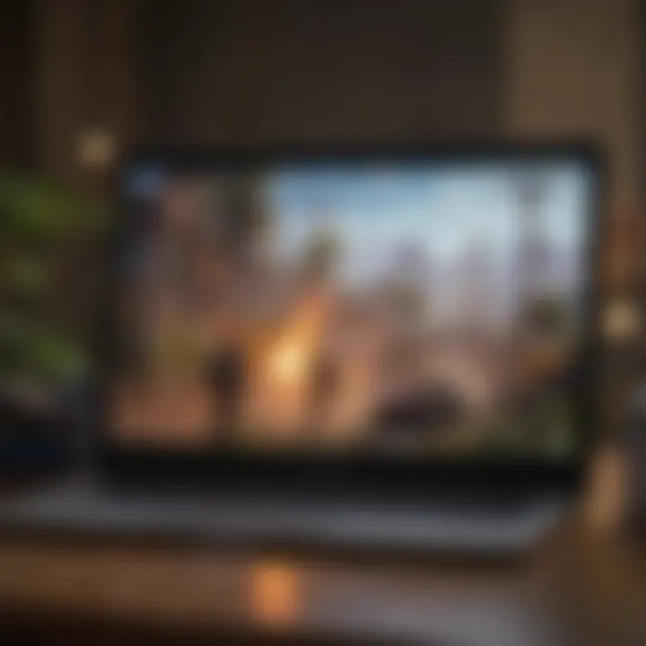 Fortnite launcher icon on Chromebook screen