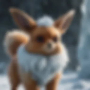 Eevee's Evolution into a Frosty Ice Warrior