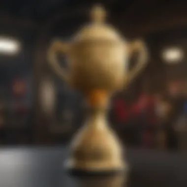 Gold Trophy Cup for Mario Kart Champion