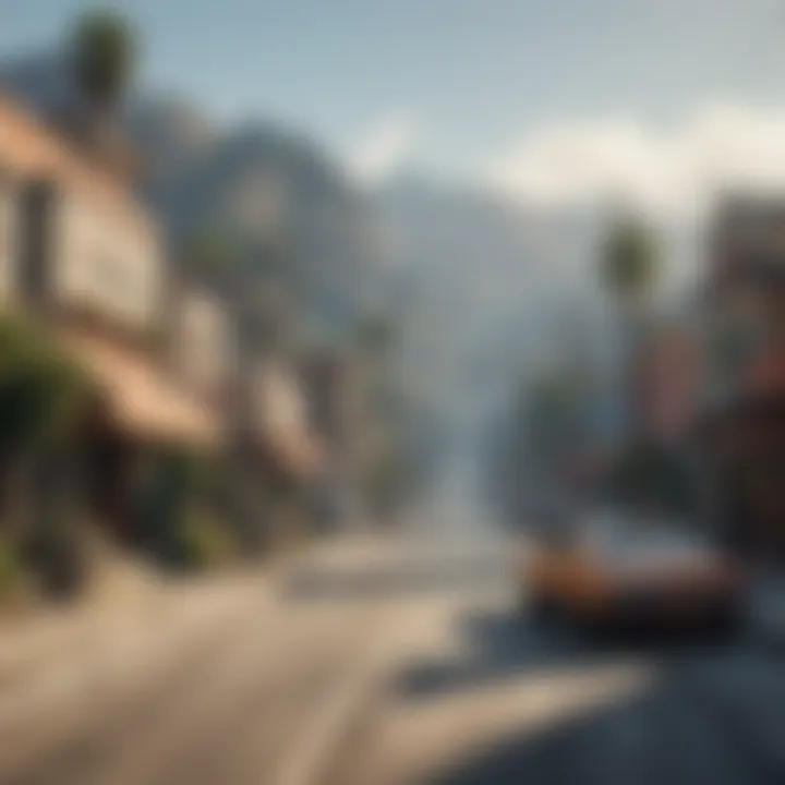 An overview of the expansive map of Los Santos