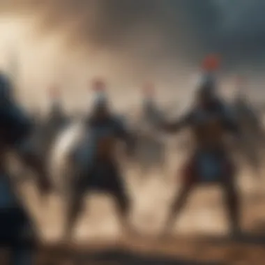 Historical Reenactment of Ancient Battle