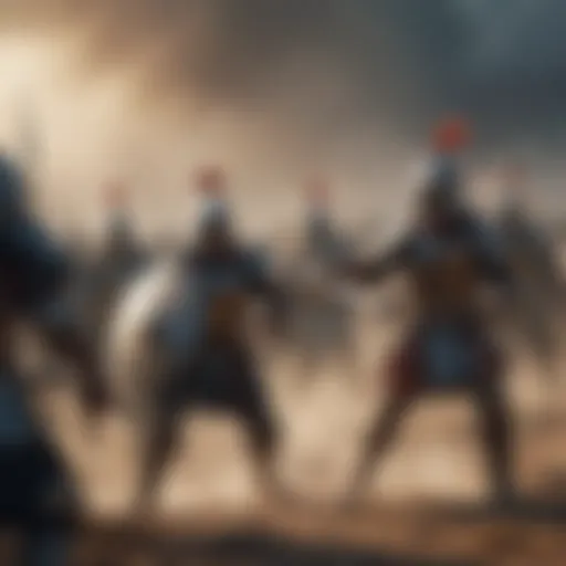 Historical Reenactment of Ancient Battle