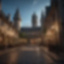 Artistic depiction of Hogwarts Legacy's magical world