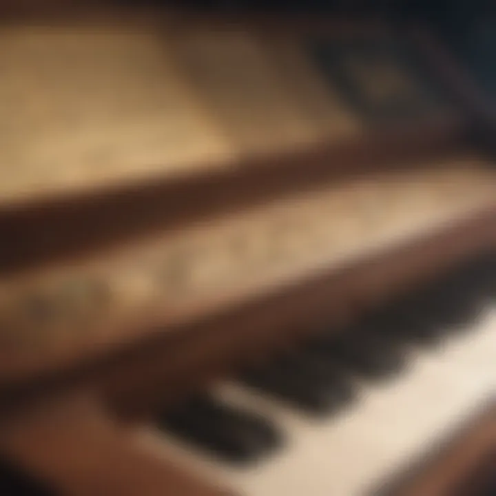 An animated score display showcasing Zelda-themed musical notes.