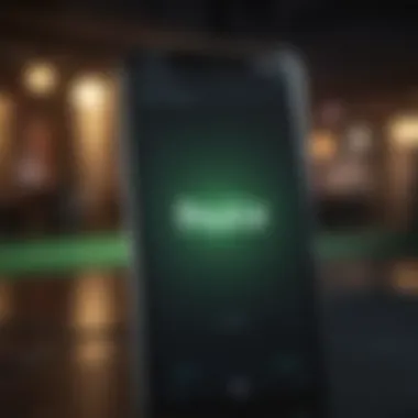 Phone with Hulu logo on the screen