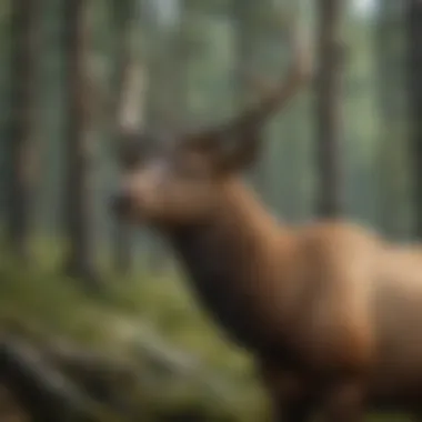 Strategic Elk Scouting Techniques Hunter using binoculars for elk scouting
