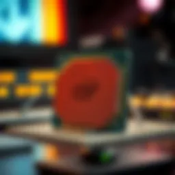 High-performance Intel processor showcasing advanced architecture