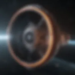 Illuminated Space Station in EVE Online