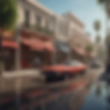Vibrant and immersive game setting of Scarface for PS2