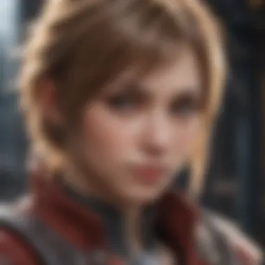 Character Customization Illustration showcasing intricate character customization in Final Fantasy New MMO
