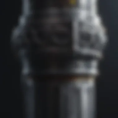 Intricate Details of Light Saber Hilt