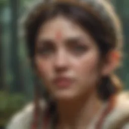 Illustration of intricate gameplay mechanics in Princess Mononoke