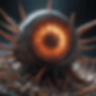 Microscopic Enigma Enigmatic microscopic life form under the lens