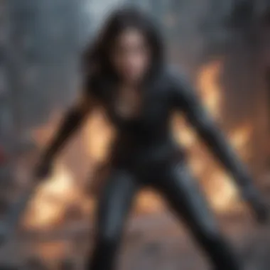 Battling Inner Demons Jessica Jones grappling with inner demons