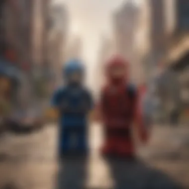 Captivating Gameplay of LEGO Avengers on Nintendo Switch LEGO Avengers gameplay screenshot on Nintendo Switch