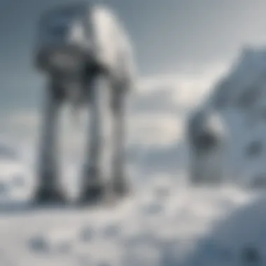 Lego Battle on Hoth - AT-AT Walkers advancing menacingly