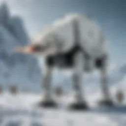 Lego Battle on Hoth - Rebel Alliance's valiant defense