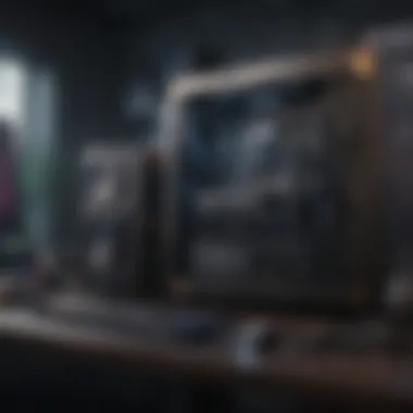 Opulent Gaming PC Environment Luxurious Gaming PC Setup
