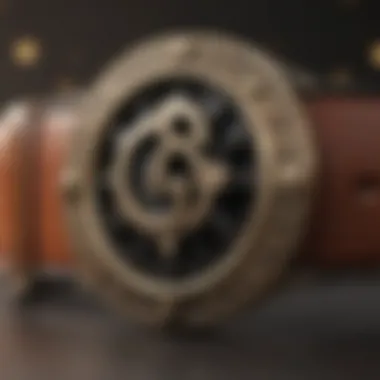 Luxurious GG Belt Design Detail Luxurious GG Belt Design Detail