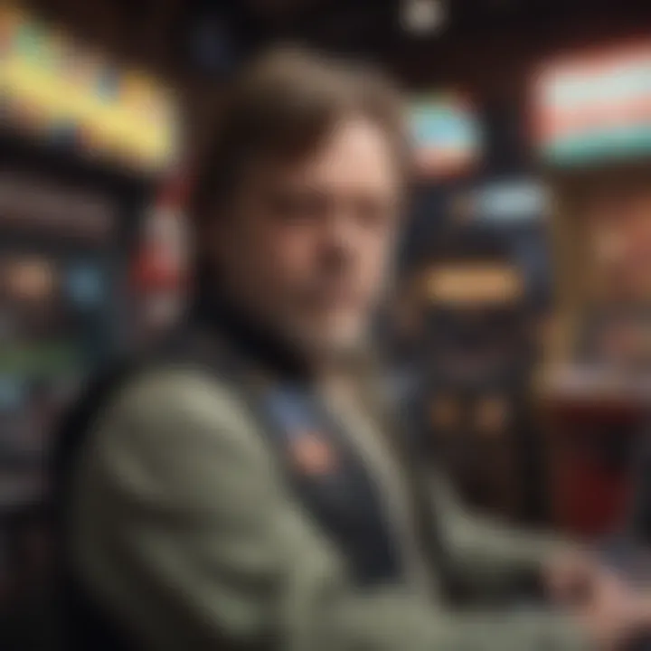 Mark Hamill's Iconic Presence in a Retro Arcade Game