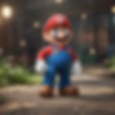 A vibrant display of Mario games available for Nintendo Switch