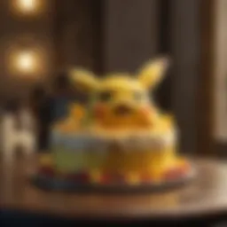 Mystical Pikachu Cake Design