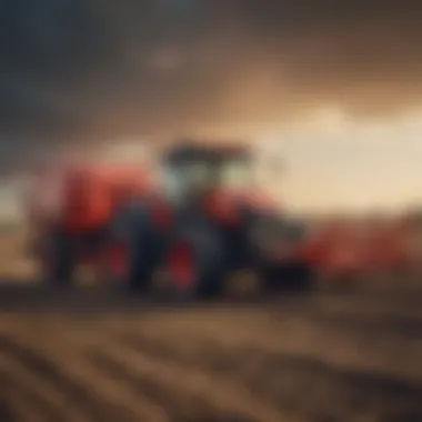 Cutting-Edge Agricultural Technology Modern Agricultural Machinery at Work