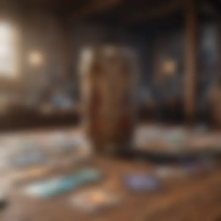 A dynamic Magic: The Gathering deck layout showcasing various card types and strategies.