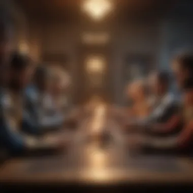 A diverse group of avatars representing players engaged in an online MTG match.