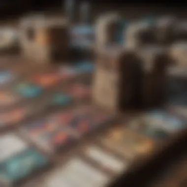 Card Synergy in Deck Building A visually engaging chart displaying synergy between cards in a Magic: The Gathering deck.