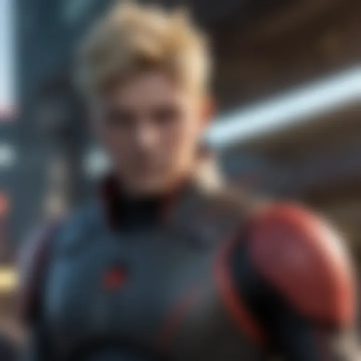 A mysterious and powerful antagonist facing off against the protagonists in Boruto: The Movie