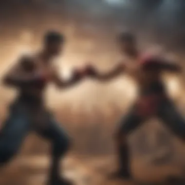 Mystical Confrontation Amidst Chaos Mystical Fight Scene in The Boxer Anime
