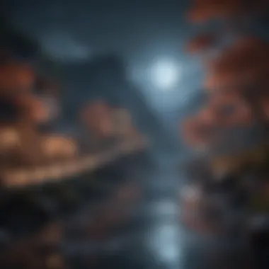 Mystical Moonlit Scenery Mystical moonlit scenery