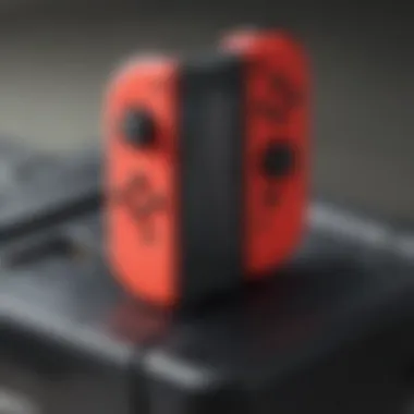 Close-up of the ports on a Nintendo Switch docking station
