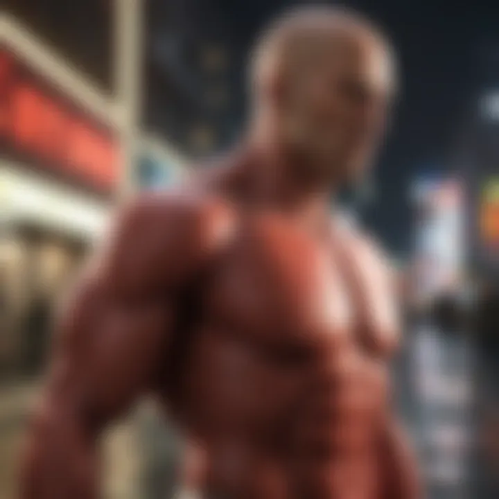 Saitama reflecting on his journey