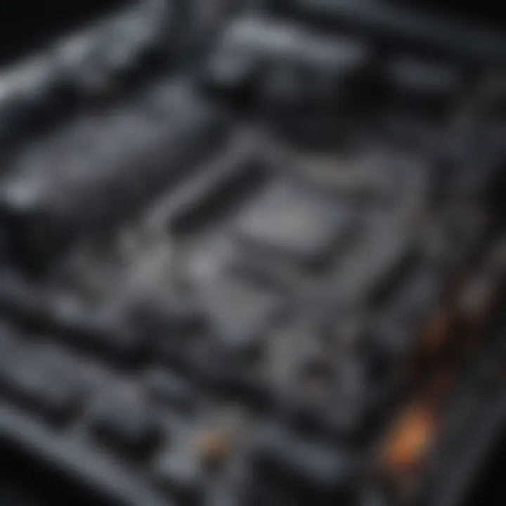 Motherboard showcasing the essential slots and features for gaming