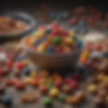 Nutrient-Dense Snacks for Gamers Colorful assortment of nutrient-dense snacks for gamers