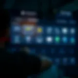 Storage management interface on PS4