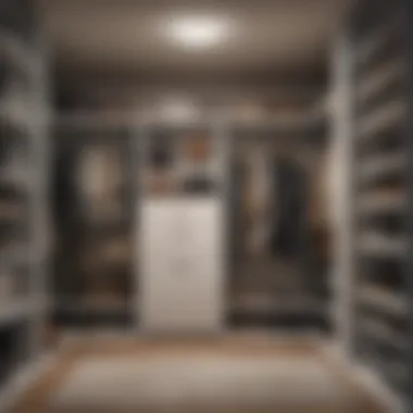 Efficient Walkthrough Closet Organization Ideas Organized Walkthrough Closet Layout