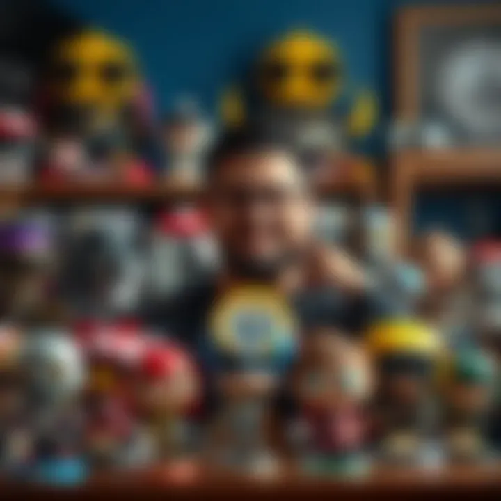 Passion for Collecting Overwatch Pop Figures An enthusiast proudly showcasing their prized Overwatch Pop figure collection.