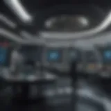 A visual timeline showcasing the evolution of the Star Trek series through the decades.