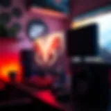 Powerful gaming desktop setup