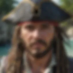 Rebel Pirate Captain in the Caribbean