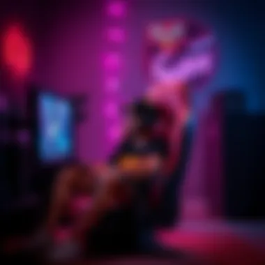 Cultural Impact of the Pokimane Chair in Streaming A gamer enjoying a streaming session while seated in the Pokimane chair, illustrating its cultural impact.